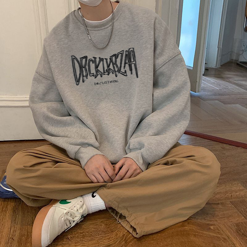 라이트그레이 라운드넥 스웨트셔츠 레귤러스타일-2350 [GL]