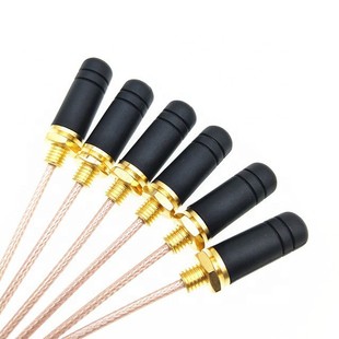 2.4G WiFi Antenna Mini Outlet Stick Antenna 21mm RG178 Wire IPEX Connector
