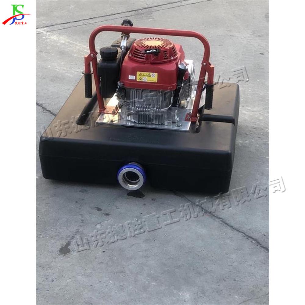 gran flujo de drenaje de agua de dragado bomba de autoaspiración pequeña bomba de bombeo de control remoto de gasolina equipo de drenaje de sótano