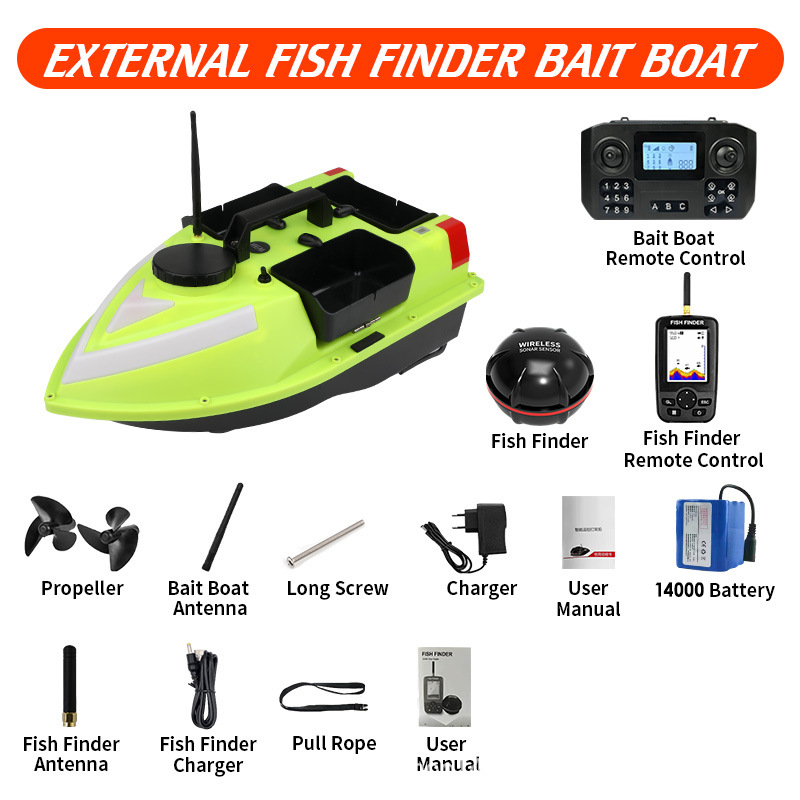 Glow-in-the-dark GPS with 14000 battery*1+fish finder