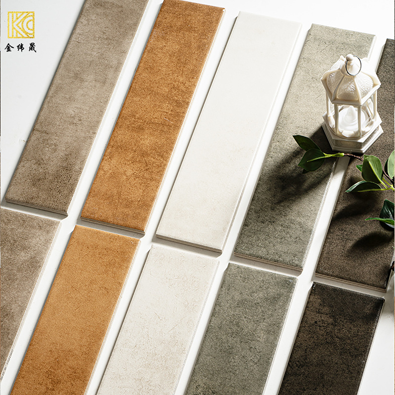 Stone Pattern Long Handmade Brick Bathroom Tiles Coffee Bar Wall Tiles 75×300 Chopstick Tiles Bathroom Background Wall Tiles Stone Pattern Long Handmade Brick Bathroom Tiles Coffee Bar Wall Tiles 75×300 Chopstick Tiles Bathroom Background Wall Tiles