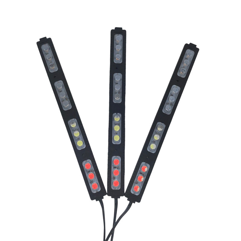 Source factory DC12V/24VLED12 lights red and blue flash module lights warning lights truck motorcycle signal lights