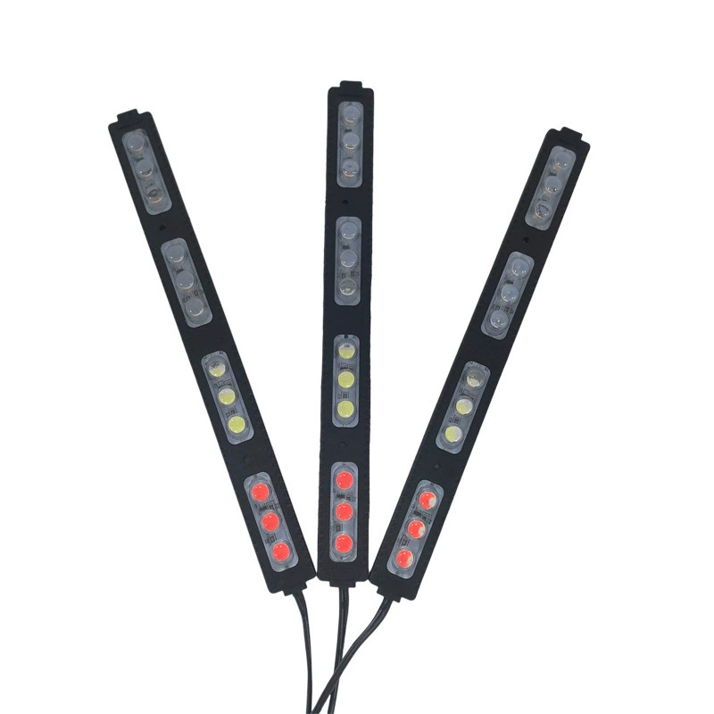 Источник завода DC12V/24VLED12 огни красный синий взрывной модуль лампа сигнальная лампа грузовик мотоцикл сигнальный сигнал