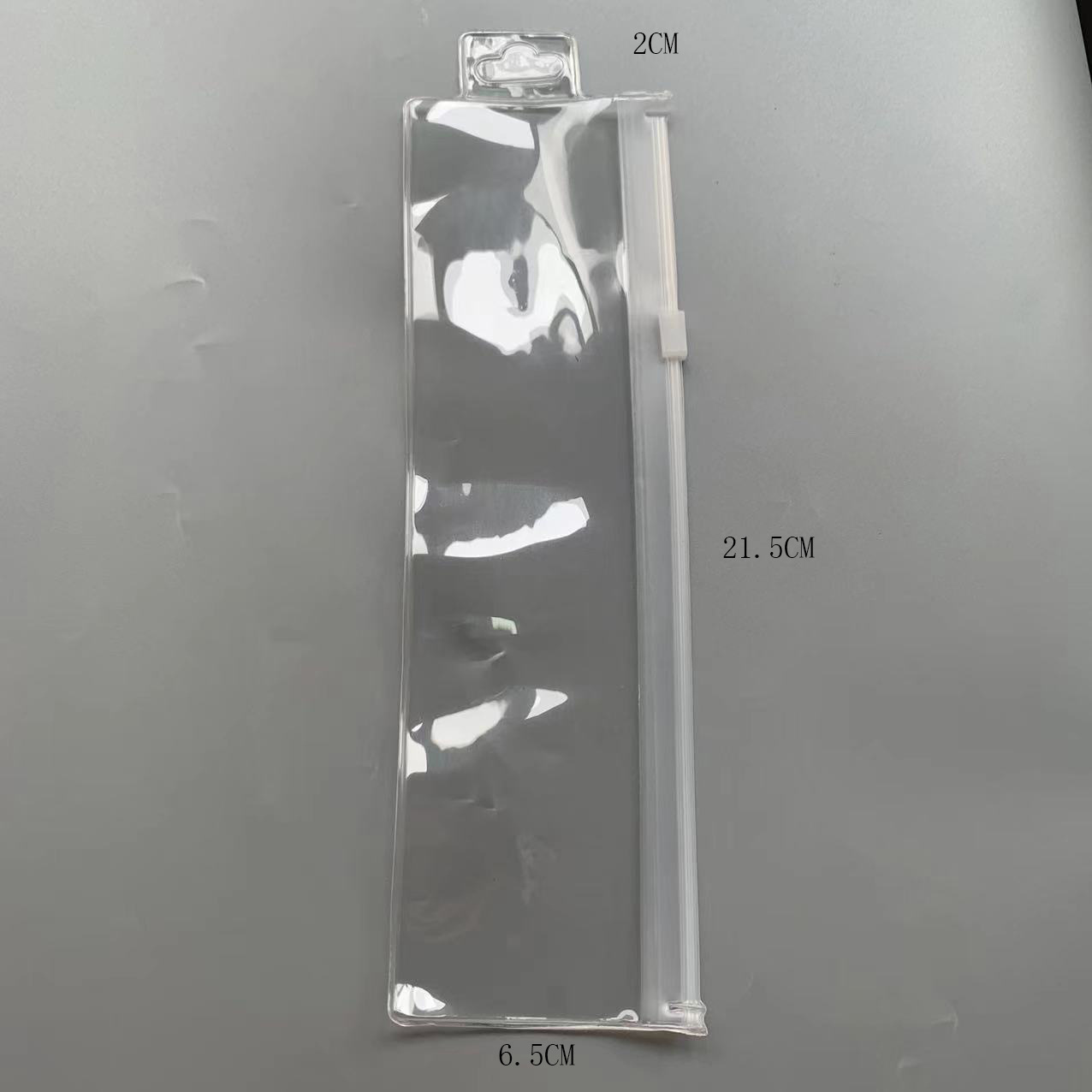 Bolsa de cremallera transparente EVA en polvo, bolsas de maquillaje a prueba de polvo, bolsas de almacenamiento de agujeros portátiles para cosméticos