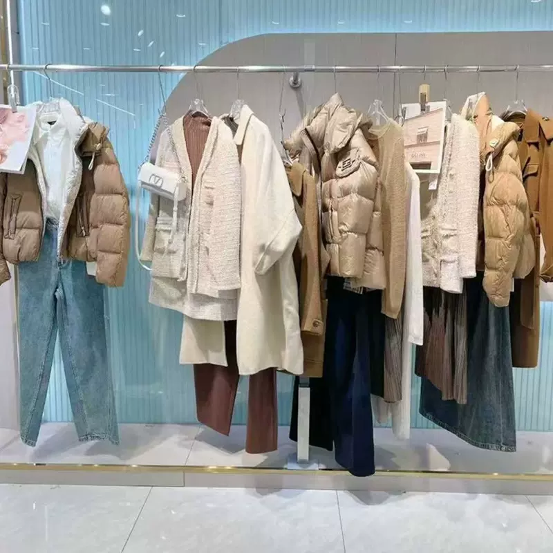 25冬村上春优雅时尚风羽绒服毛衣连衣裙套装品牌折扣直播一手货源