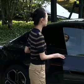 夏季新款天丝莱塞尔Polo领条纹针织短袖气质翻领T恤减龄上衣潮女