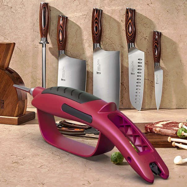 Кухонная точилка портативный открытый точилка ручной зубчатый нож ножницы рыболовный крюк точилка