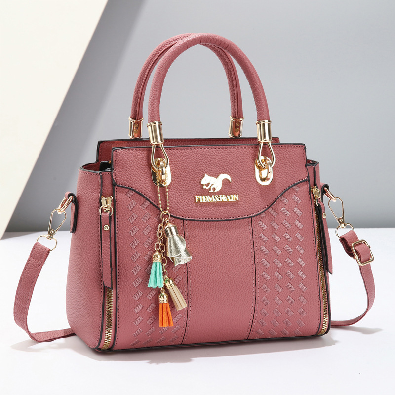 Diseño de empalme de moda bolsos de mano, mochila casual, simple bolsos de hombro de viaje diario, bolsas transfronterizas