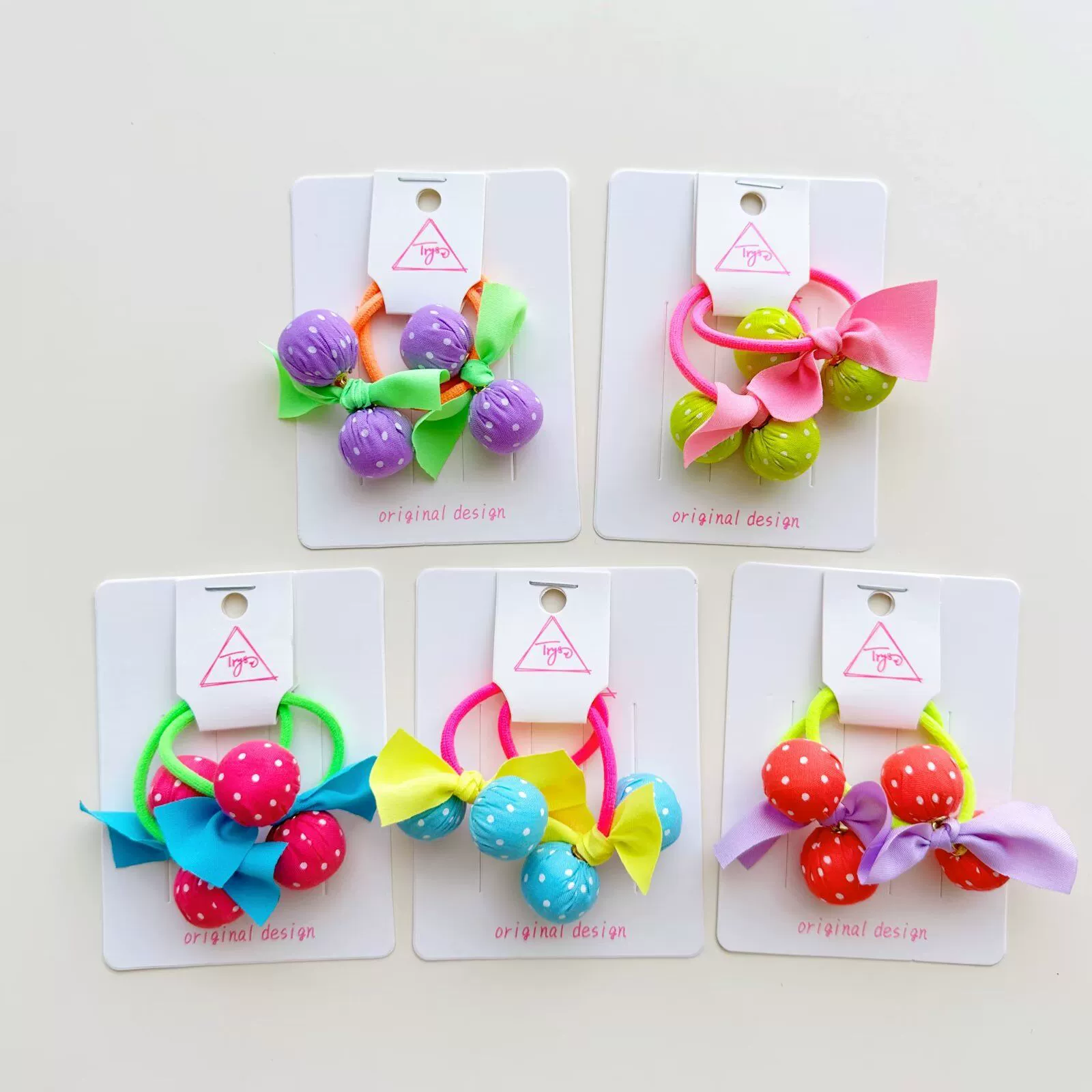 Children's hair rope with bow