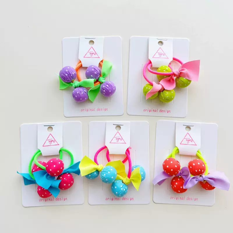 Children's hair rope with bow