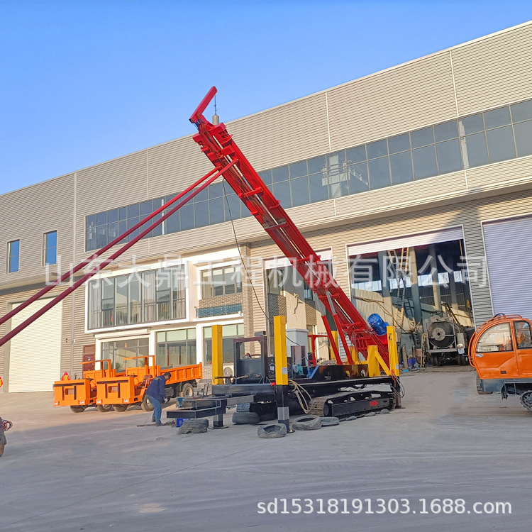 履带式长螺旋打桩机多少钱 长螺旋打桩机图片 抗浮锚杆打桩机厂家