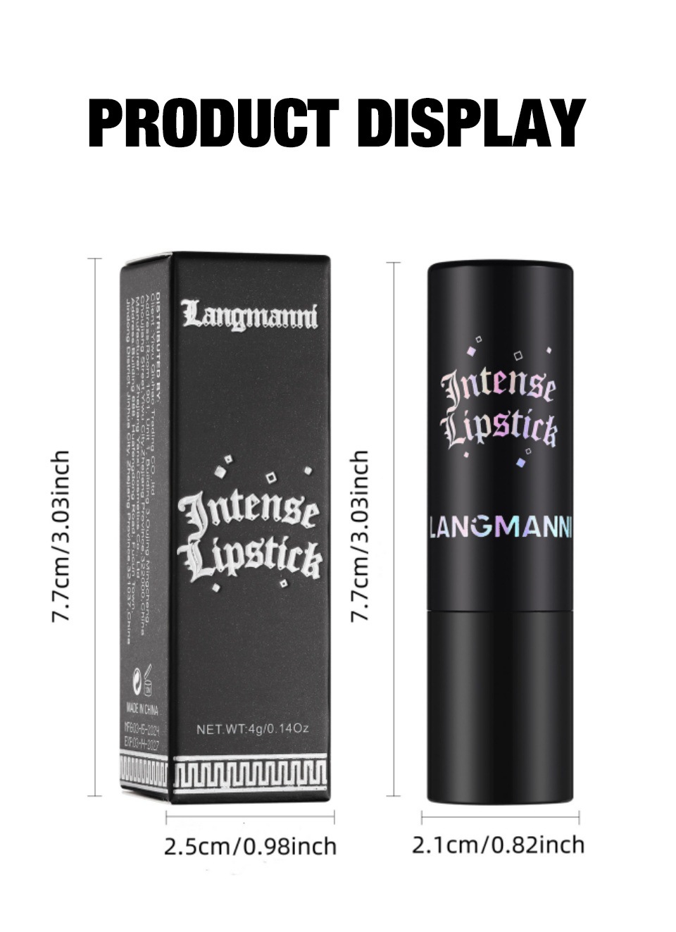 Gothic Gray Lipstick Shimmering