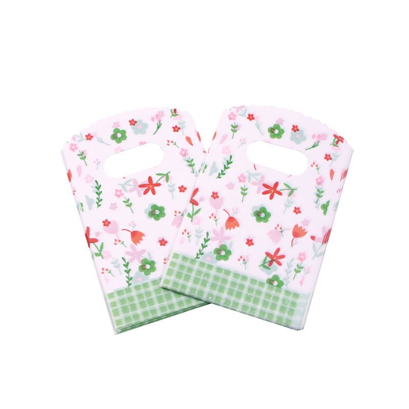 38g Weight Jewelry Packaging Bags Classification 45 Pieces Per Pack Quantity Holiday, Daily Occasion Plastic Material Heart Shape, Flower Pattern Casual, Simple Style Style Casual Simple Style Heart Shape Flower Plastic Jewelry Packaging Bags 16