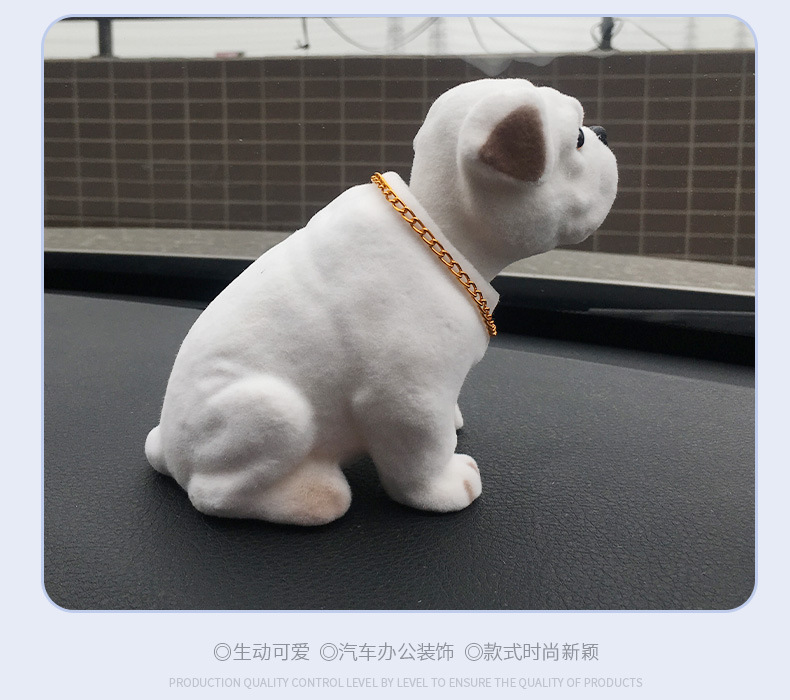 Car ornaments center console car decorations resin shake head dog animal multi-specification creative cute car ornaments