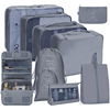 Storage bag for traveling, case bag, set, folding clothing, organizer bag, travel bag