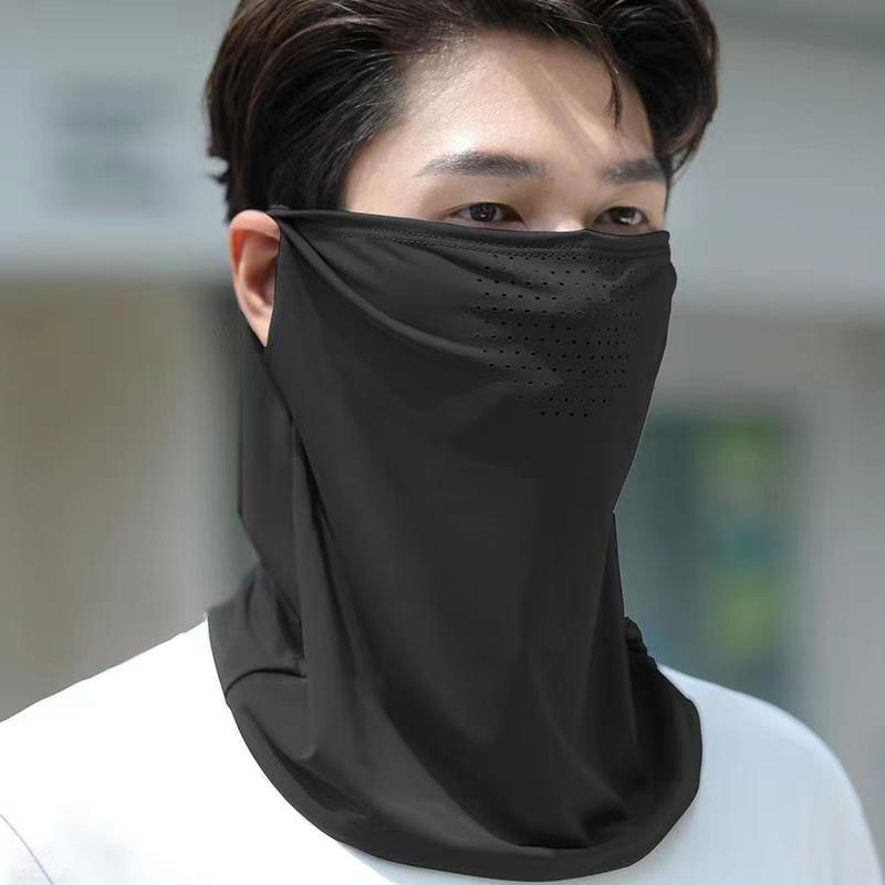 Sunscreen Summer Necker Outdoor Riding Sunshade UV Protection Neck Scarf Face Veil Breathable Mask