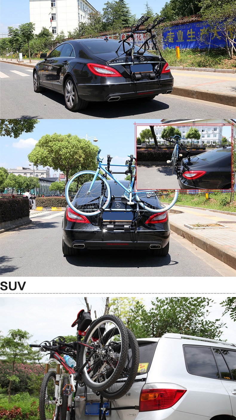 Suitable for universal sixth-generation bicycle racks, rear racks, car suspension racks, vehicle-mounted non-obstructive bicycle racks, and rear-mounted bicycle racks