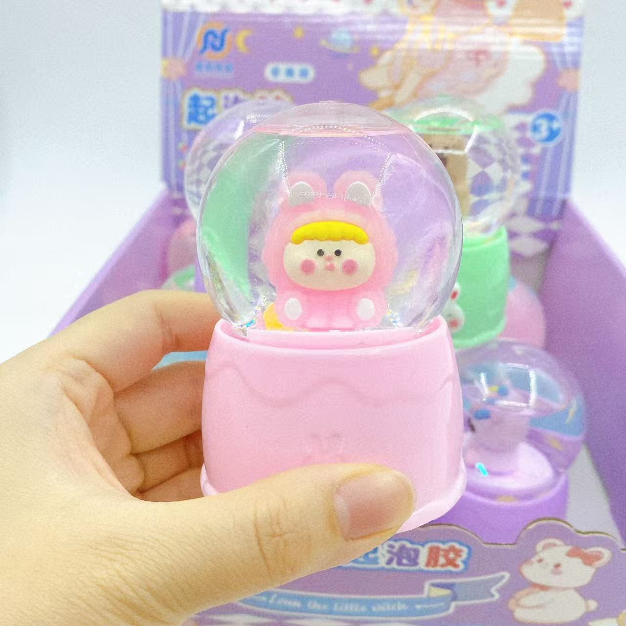 Juguetes para niños tazas de cristal pegamento espumante lindo dibujos animados de alto valor de color barro de cristal slime barro de cristal 2 yuanes lotes de departamentos