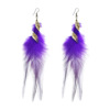 Retro earrings with tassels, boho style, wholesale