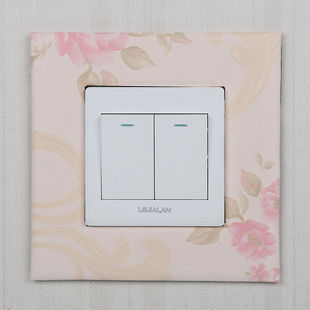 5-piece household switch sticker socket protective cover wallpaper switch sticker switch decorative protective cover modern minimalist