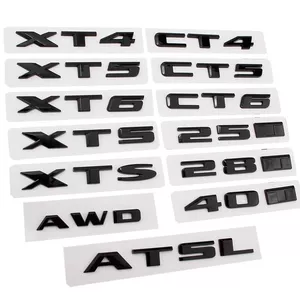 Suitable for Cadillac CT4, CT5, CT6, ATSL, XTS, XT6, and XT5 models; silver rear emblem