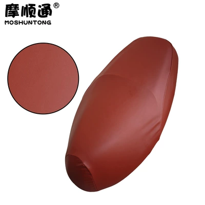 and Cooling Seat Cover, Motorcycle cushion - brown-elastic-leather-qiaoge-i125