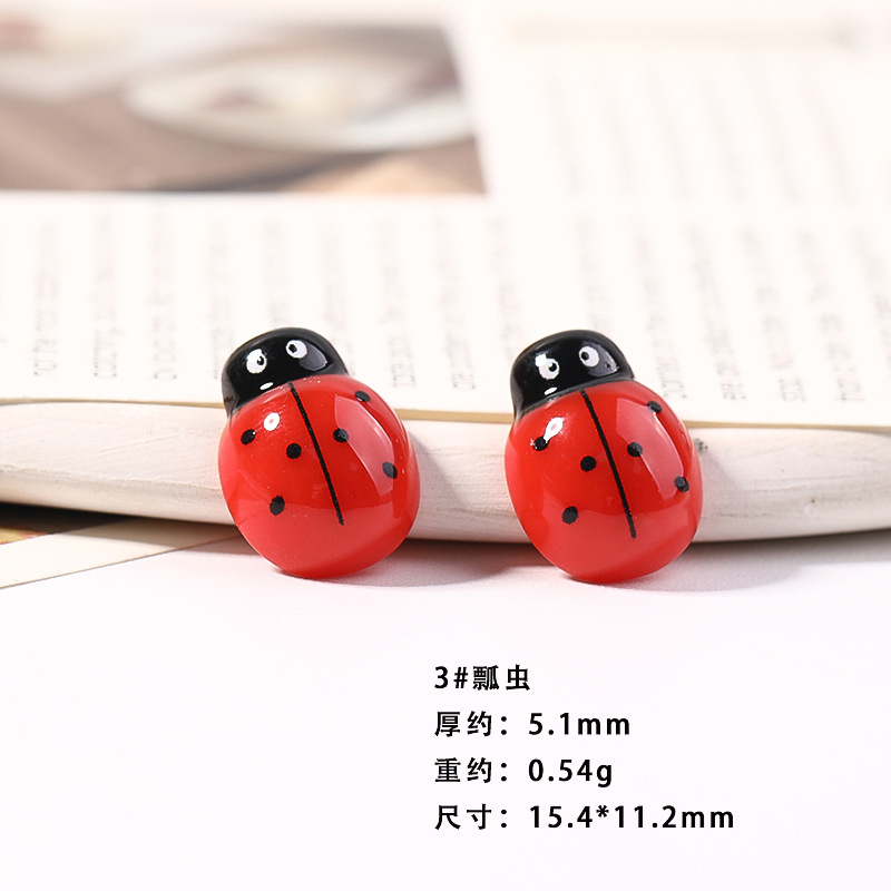 Resina accesorios de dibujos animados abeja tocado DIY accesorios de la joyería niños horquilla crema epoxi teléfono caso parche