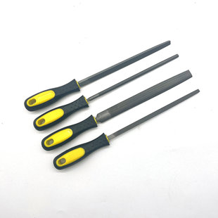 T12 High Carbon Steel Steel File Flat File Steel File Plate File Semi-Circular File Flat Grinding Tool Fitter Triangle