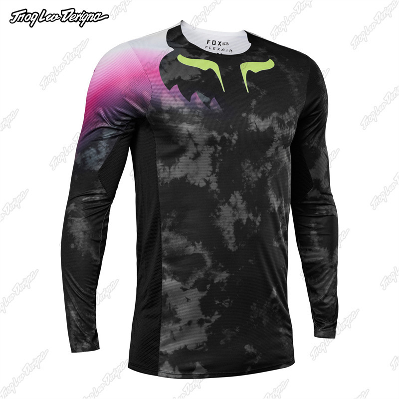 Cross-border New Downhill Suit Sweat-wicking Quick-drying Summer Long-sleeved Mountain Bike Riding Suit Off-road Racing Team Suit