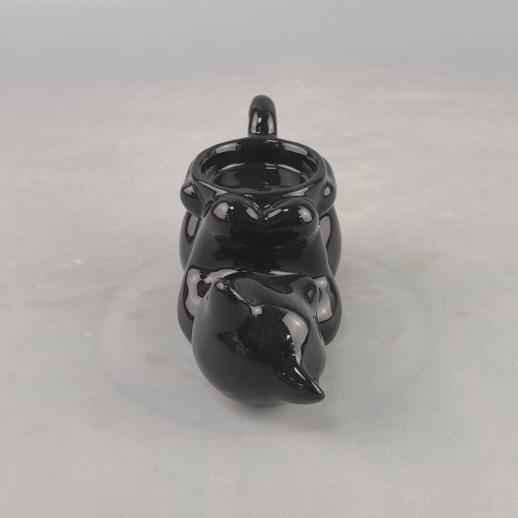 Cerámica transfronteriza perro negro cerdo negro candelabro ins amazon vela aromaterapia lindo fantasma decoración americana Halloween