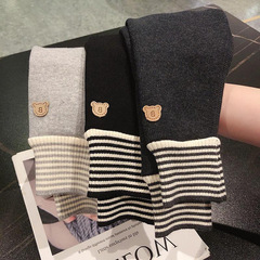 女童春秋加絨長褲秋冬保暖一體絨打底褲女秋裝外穿兒童裝褲子0045