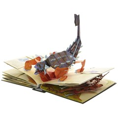 现货跨境 Prehistorica Dinosaurs史前恐龙3D立体英文版百科全书