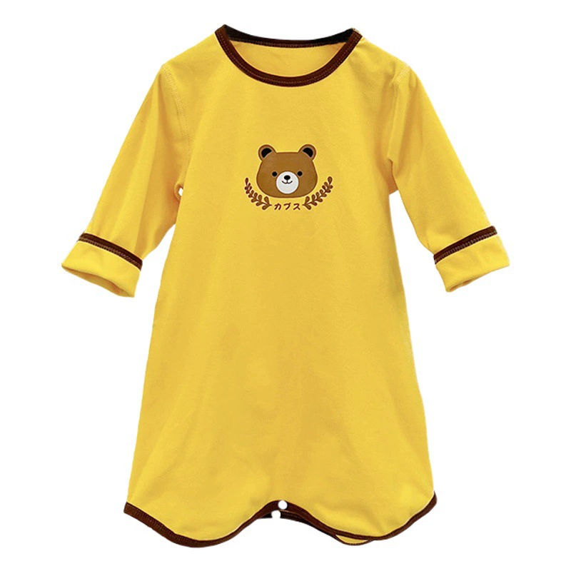 23 Детская бархатная ночная рубашка без костей, весенне-Осенняя детская пижама, весенняя и осенняя ночная рубашка для мальчиков и девочек, спальный мешок с длинным рукавом