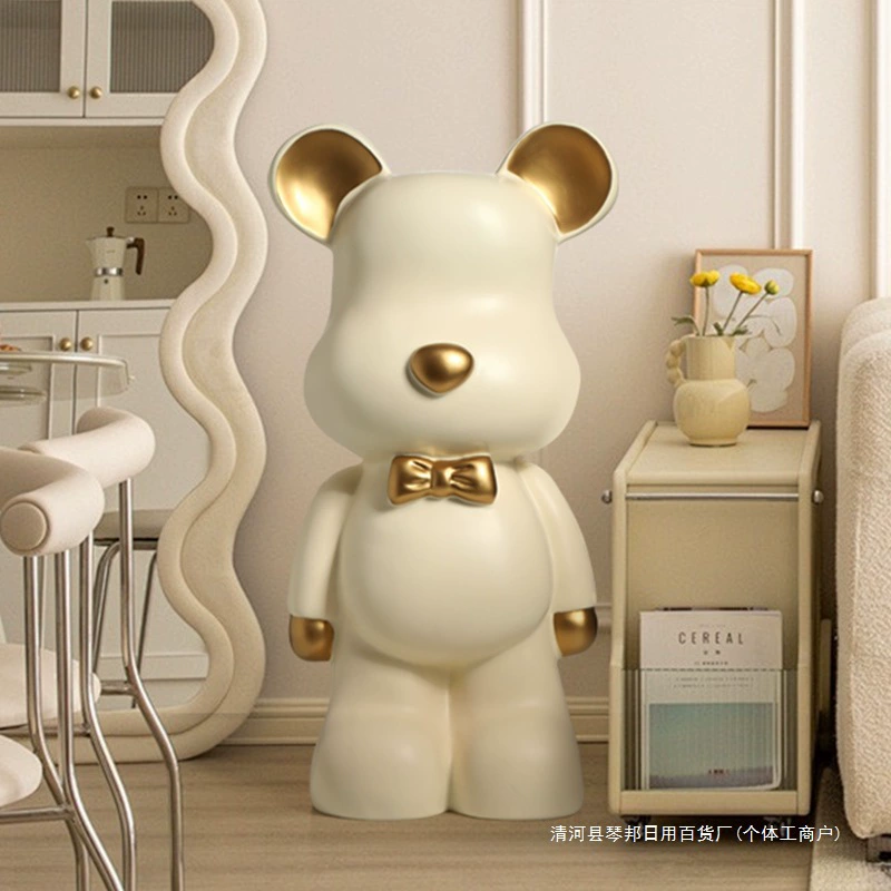 2024 Новый Violent Bear Piggy Bank напольная декоративная вещь илиnaments Только не может войти и выйти большой копилка для мужчин, женщин и детей