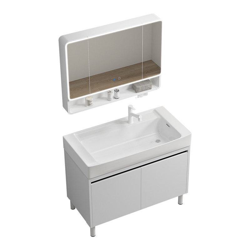 lavabo de balcón tipo suelo armario de lavandería combinación lavabo profundizar lavabo de lavandería integral lavabo lavabo de lavandería image 5