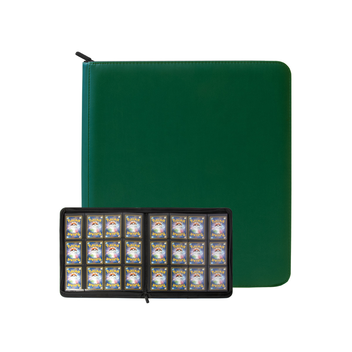 Cuero pu12 cremallera tarjeta libro anime juego tarjeta de almacenamiento libro Ultraman colección tarjeta estrella manual al por mayor