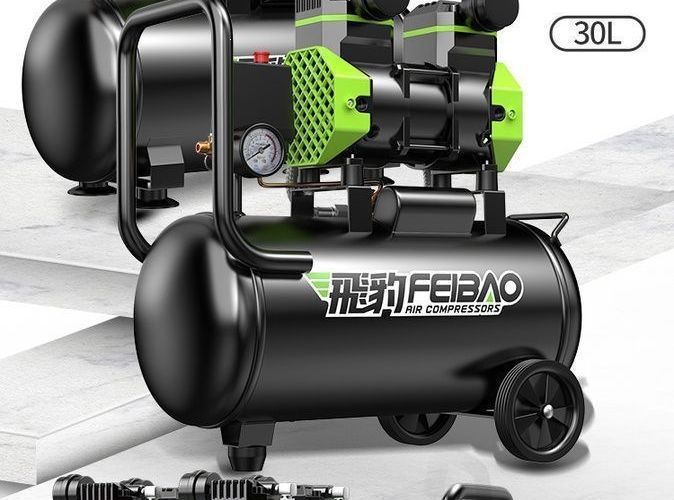 Oil-free silent air compressor, small 220v portable woodworking air pump, high-pressure air pump, air compressor wholesale