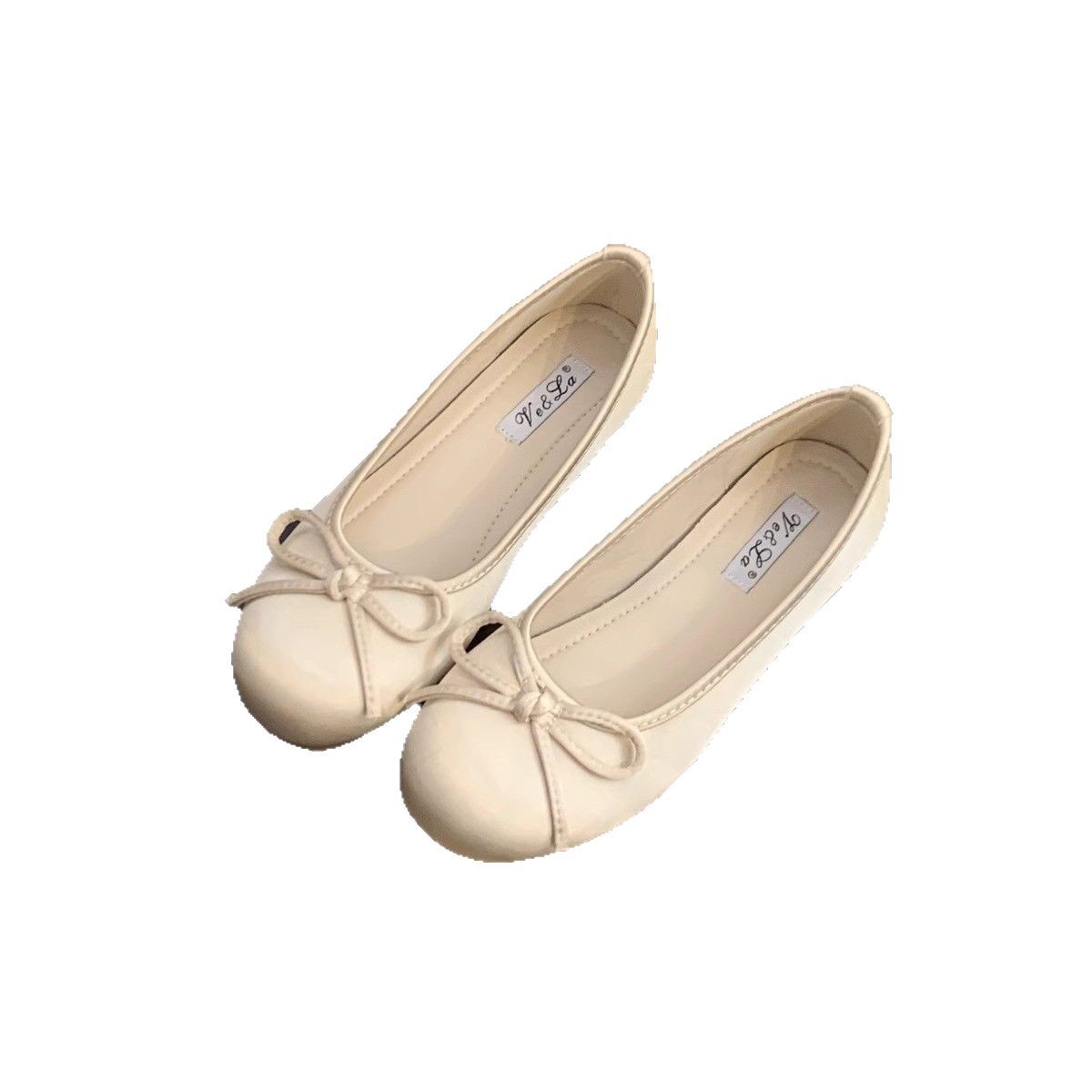 Zapatos rojos claros para mujeres primavera nuevo estilo francés retro suave estilo de hadas ballet azul zapatos de soja plana