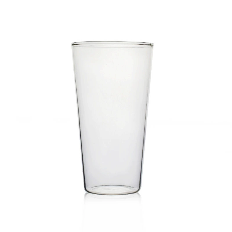 Transparent capacious tea cup, flavored tea, mousse, creative glass, simple and elegant design