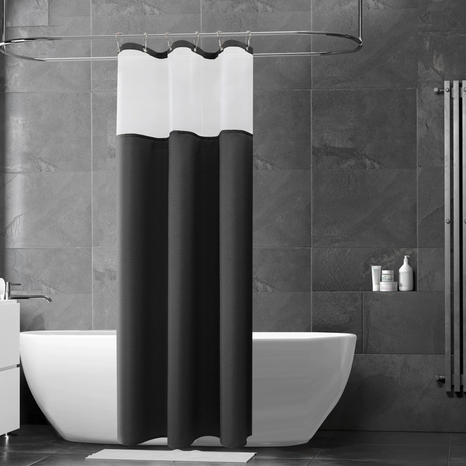 Bamboo waterproof curtain, Amazon, (Cross-border trading)