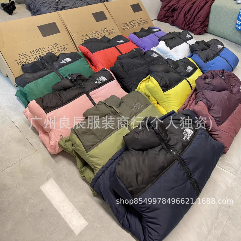 Winter New the North Face 1996 Embroidered Cotton Jacket Couple Style Outdoor Casual Thick Warm Coat Trendy Puffer Jacket