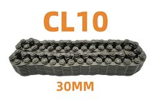 【厂家直销】新能源锂电池设备圆轴内导齿形链条CL10链宽30mm