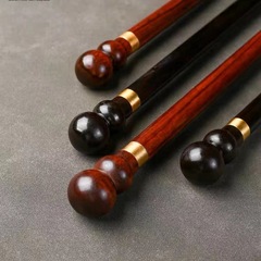 Zitan Copper Slipper with Fuzi in Yellow Copper, Combined Slipper Puller, Elderly and Pregnant Women's Slippers, Wood Slipper Puller, Wholesale