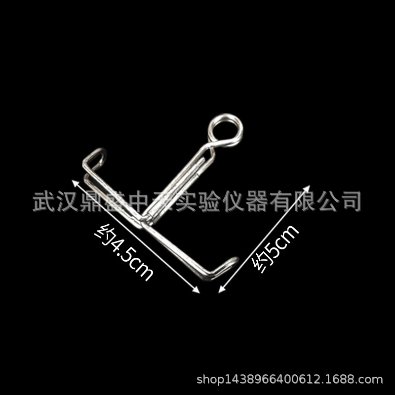 弹簧止水夹金属螺旋止水夹 皮管夹实验用橡胶管乳胶管夹 实验器材