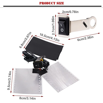 Handlehold cover Covers 12V Electric Heated Grips