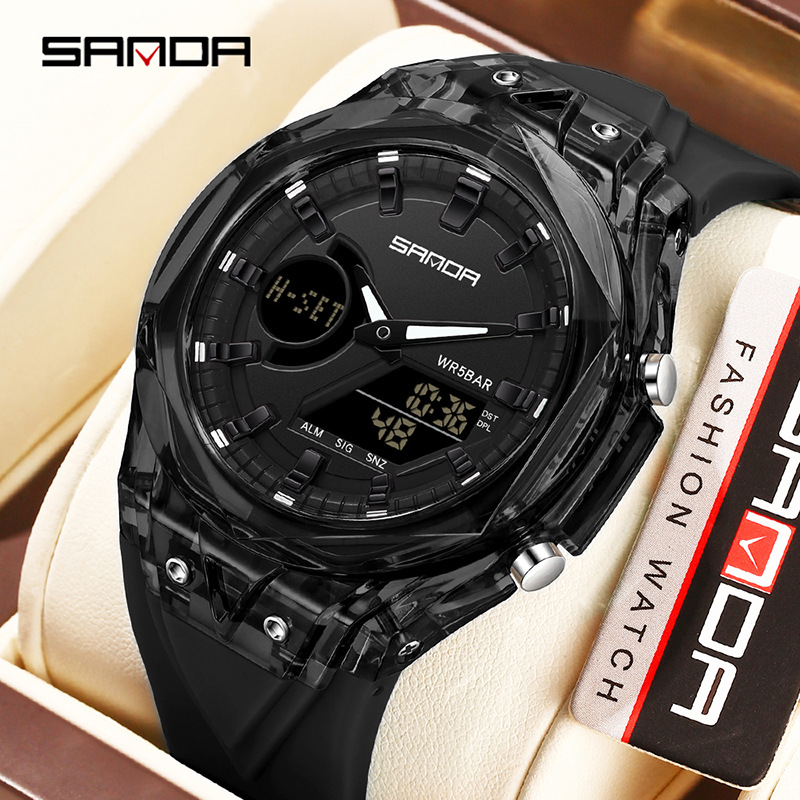 SANDA reloj multifuncional sonno, reloj de despertador, reloj de estudiantes, cuenta regresiva, reloj electrónico transfronterizo