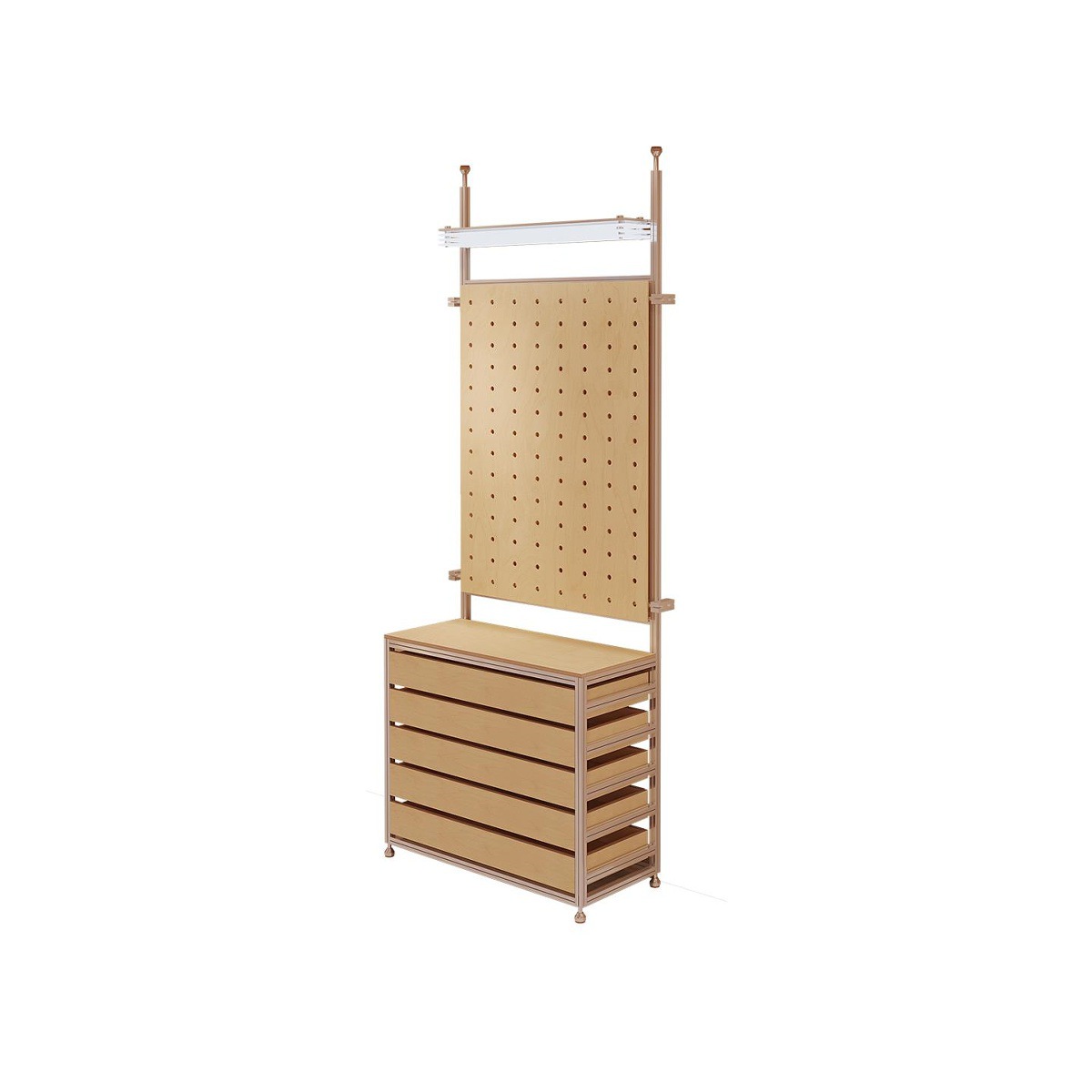 5개의 층 서랍 80*45*250cm
