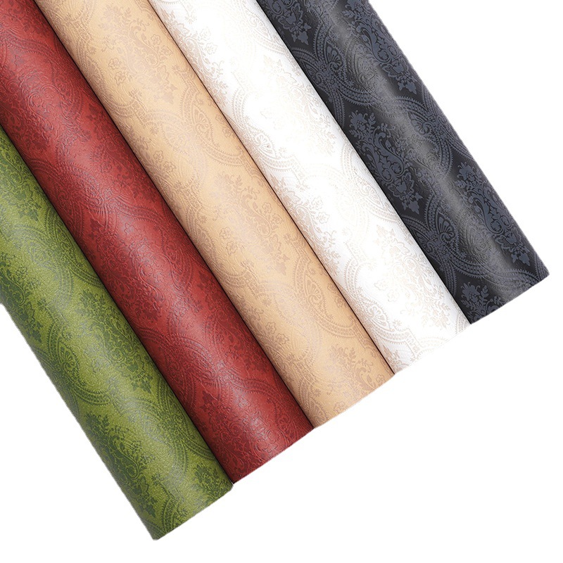 Grueso vintage impreso papel Kraft gran marca estilo flor papel de embalaje ramo material de embalaje Flor de Papel floral