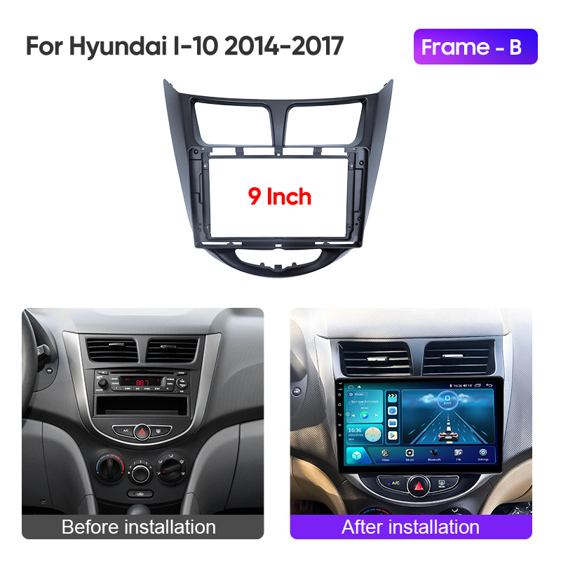 9inch Android Universal Car Navigator Dvd Suitable for Hyundai Rena Verna Face Frame Panel Modification Set