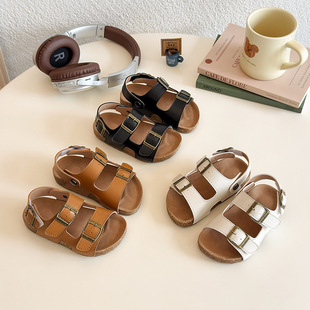 Summer Children's Shoes 2025 Girls' Sandals Girls' Soft-Soled Birkenstock Shoes Boys' Casual Sandals Baby Shoes
